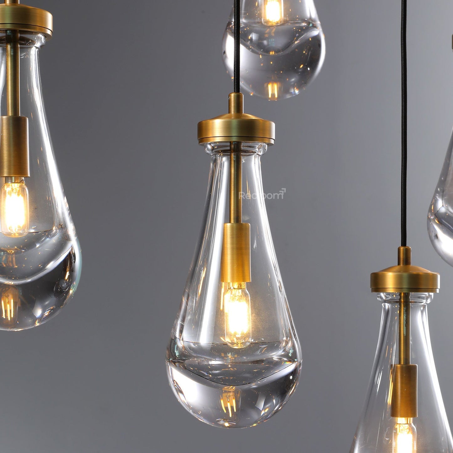 Raindrop Linear Chandelier 72"