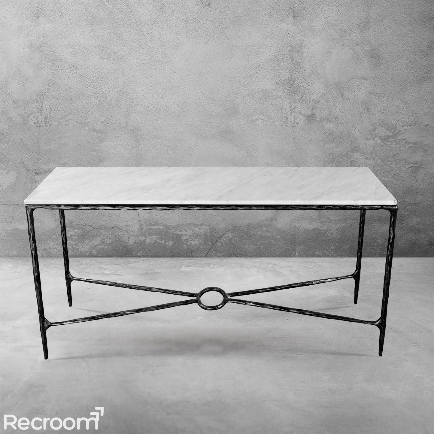 Thaddeo Rectangle Marble Console 60" 72"