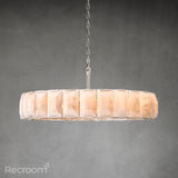 Harllow Calcite Round Chandelier 60"