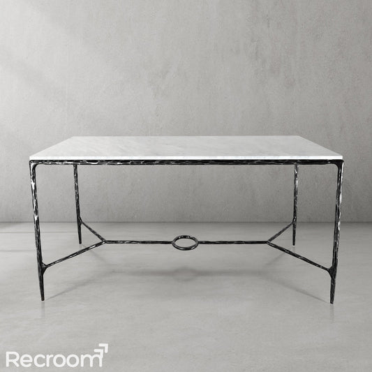 Thaddeo Rectangle Marble Desk