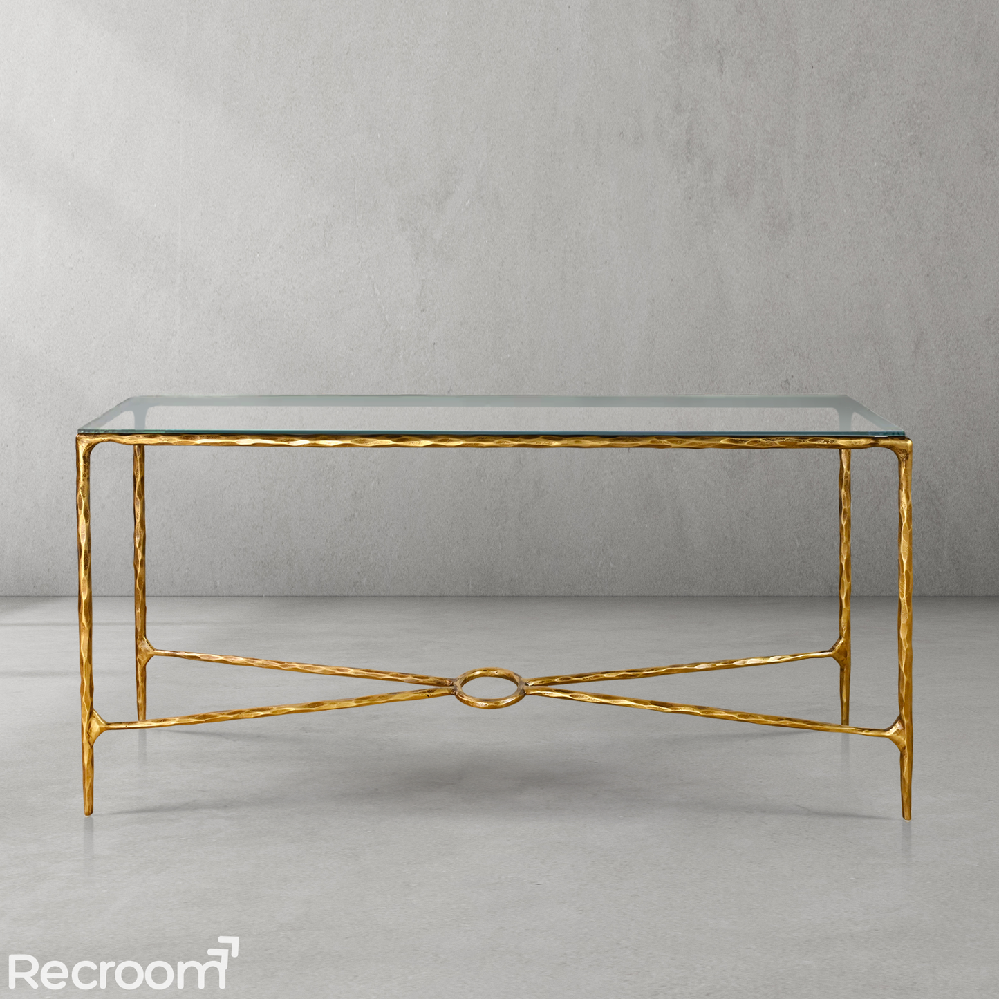 Thaddeo Rectangle Glass Console Table 60" 72"