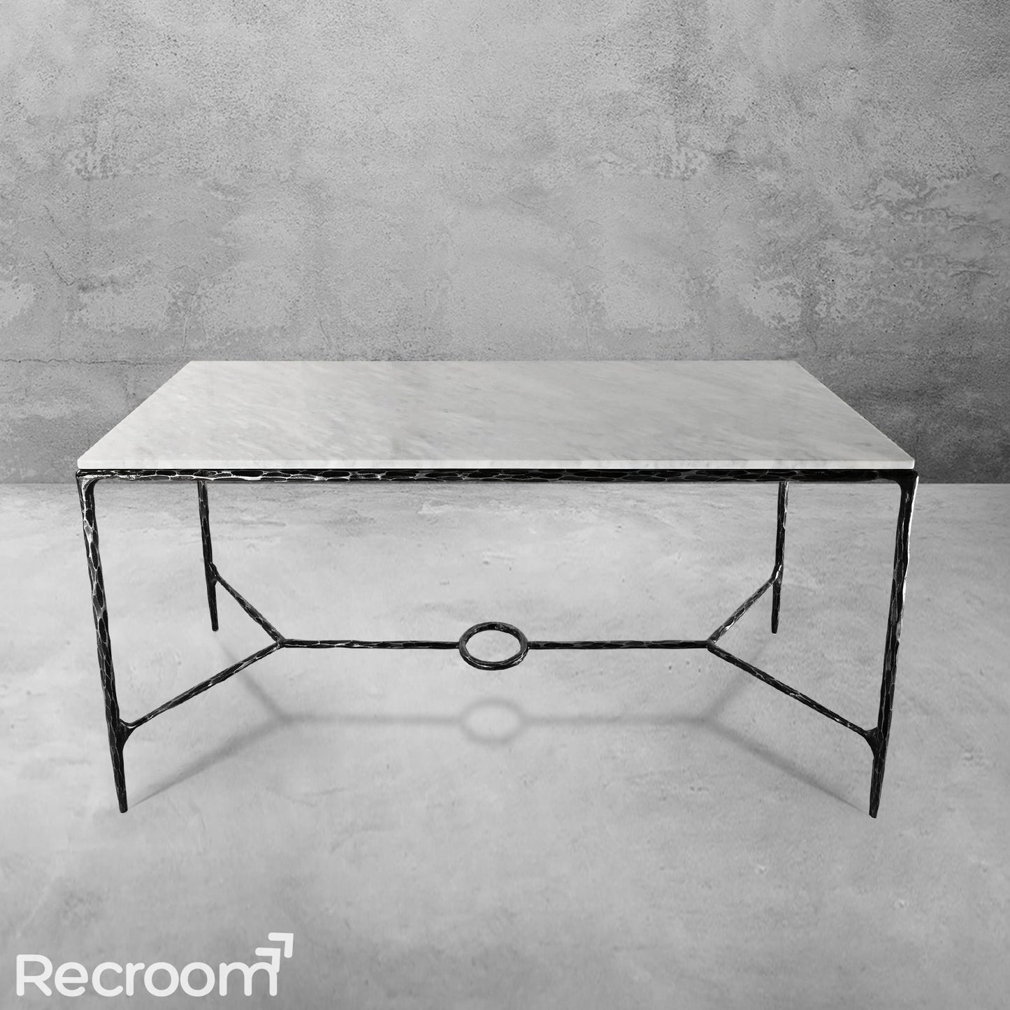 Thaddeo Rectangle Marble Desk