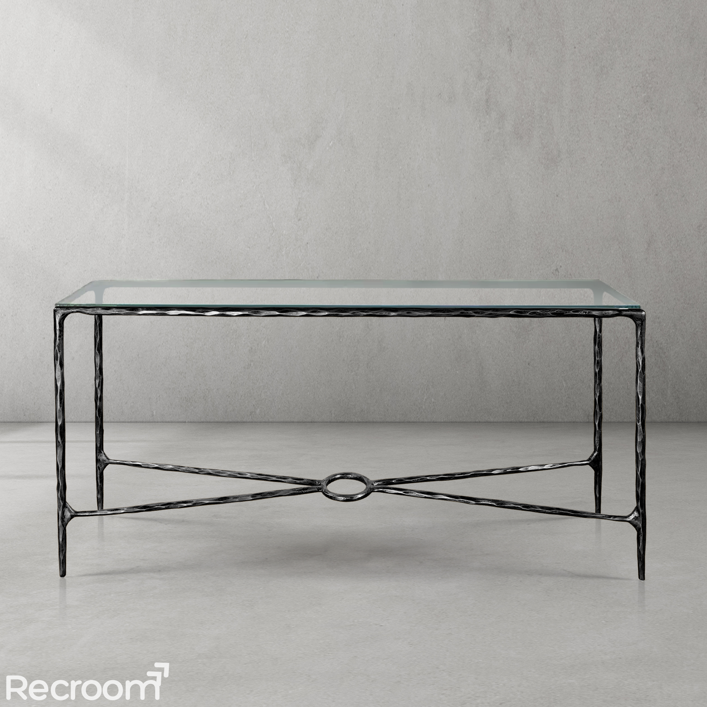 Thaddeo Rectangle Glass Console Table 60" 72"