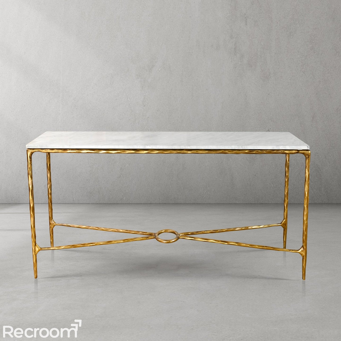 Thaddeo Rectangle Marble Console 60" 72"