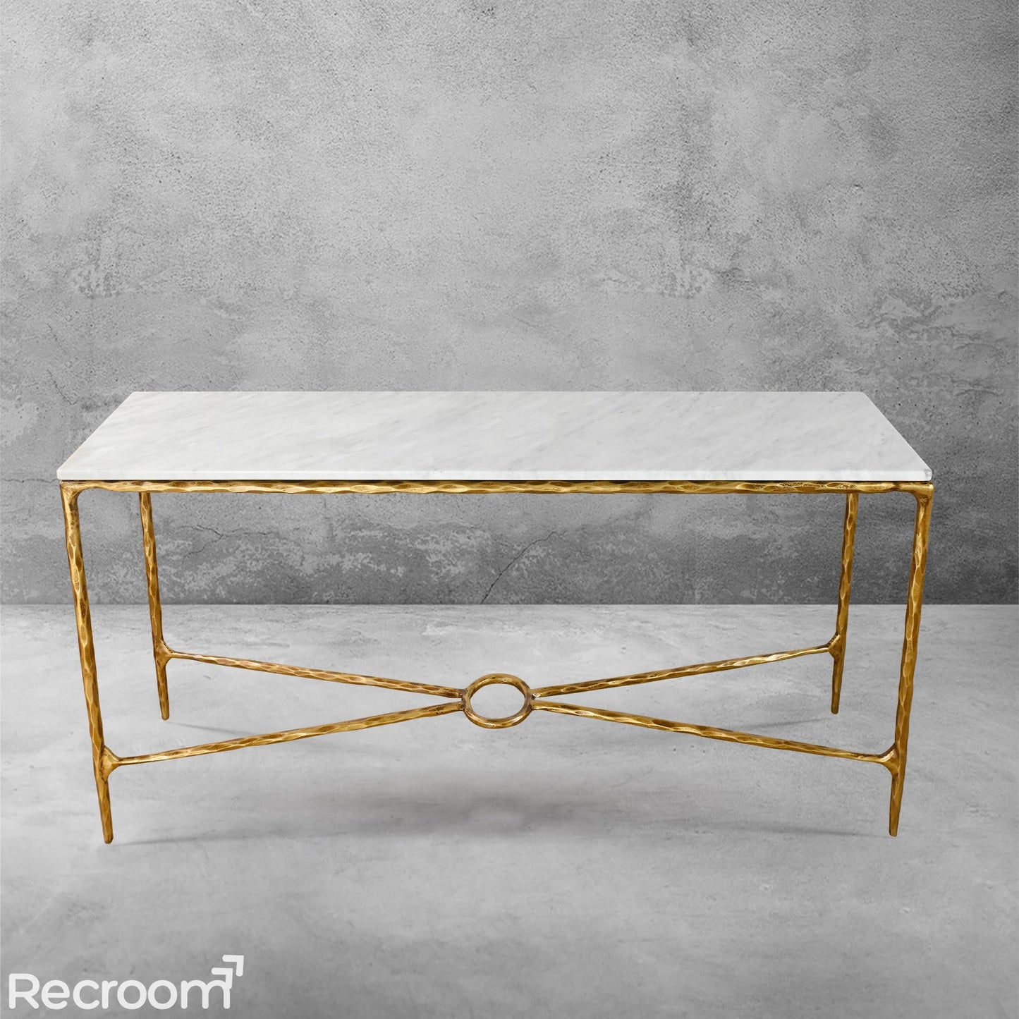 Thaddeo Rectangle Marble Console 60" 72"