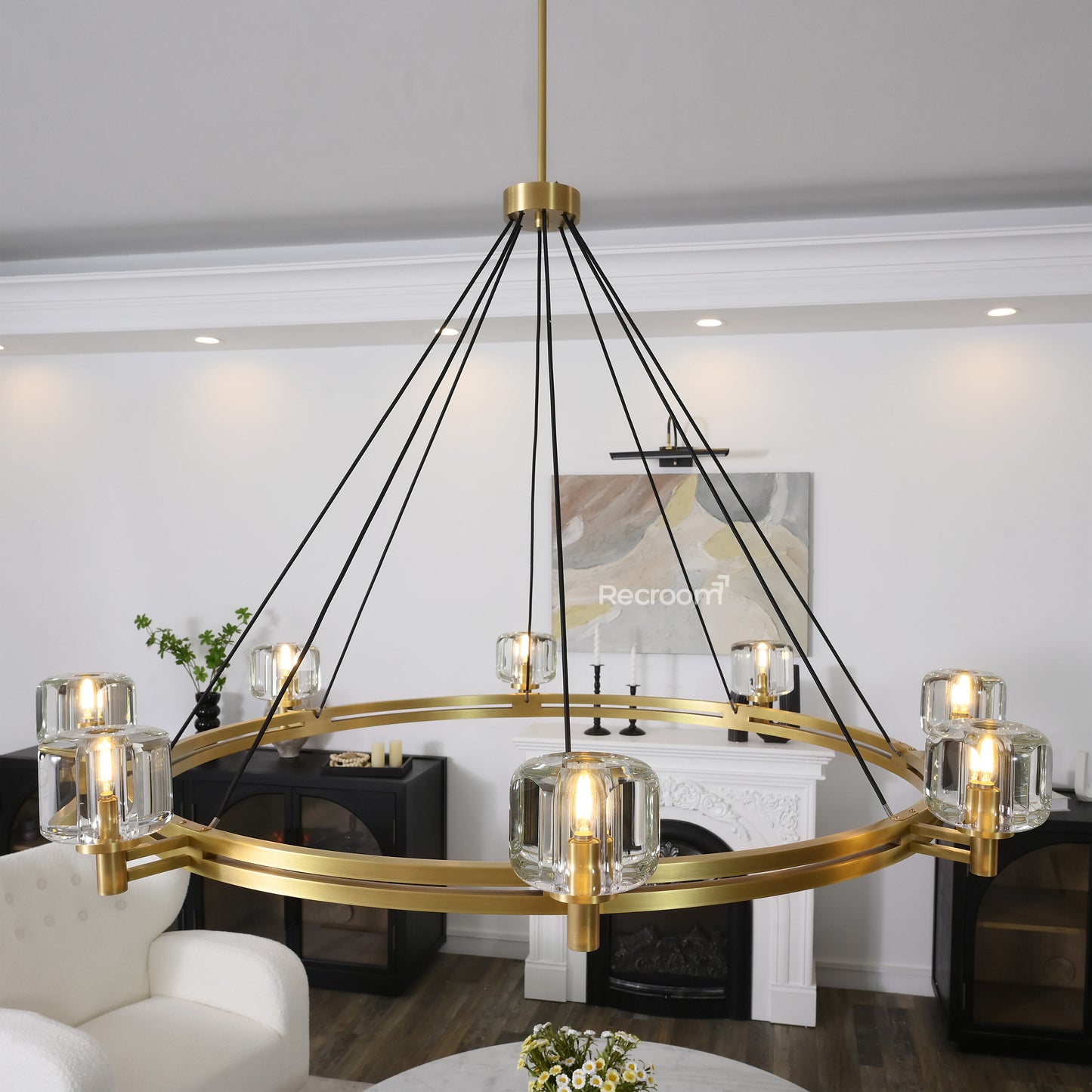 Demarat Round Chandelier 60"
