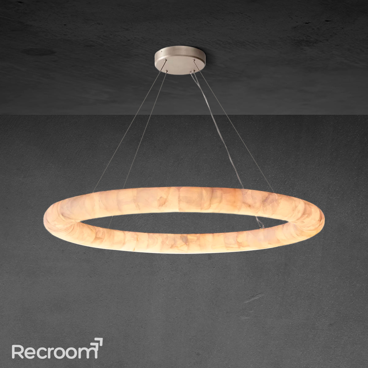 Rivager Lisse Round Chandelier 61"