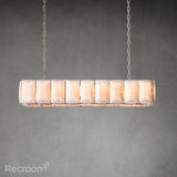 Harllow Calcite Rectangular Chandelier 62"