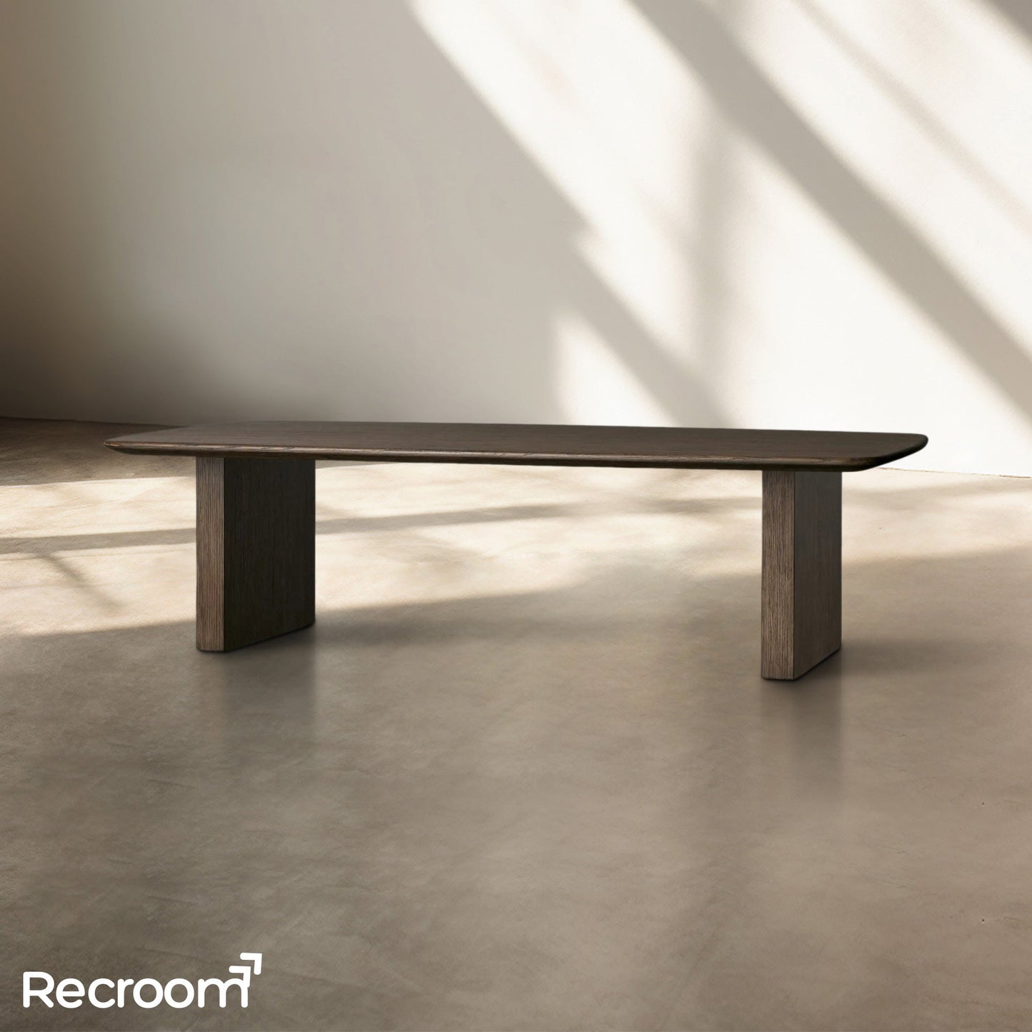 San Germani Wood Coffee Table with Clement Base