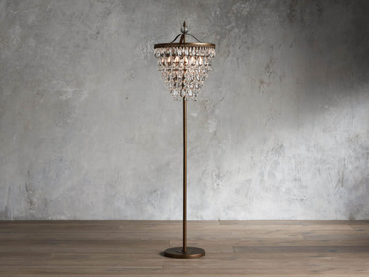 Anabella Crystal Floor Lamp 67''H