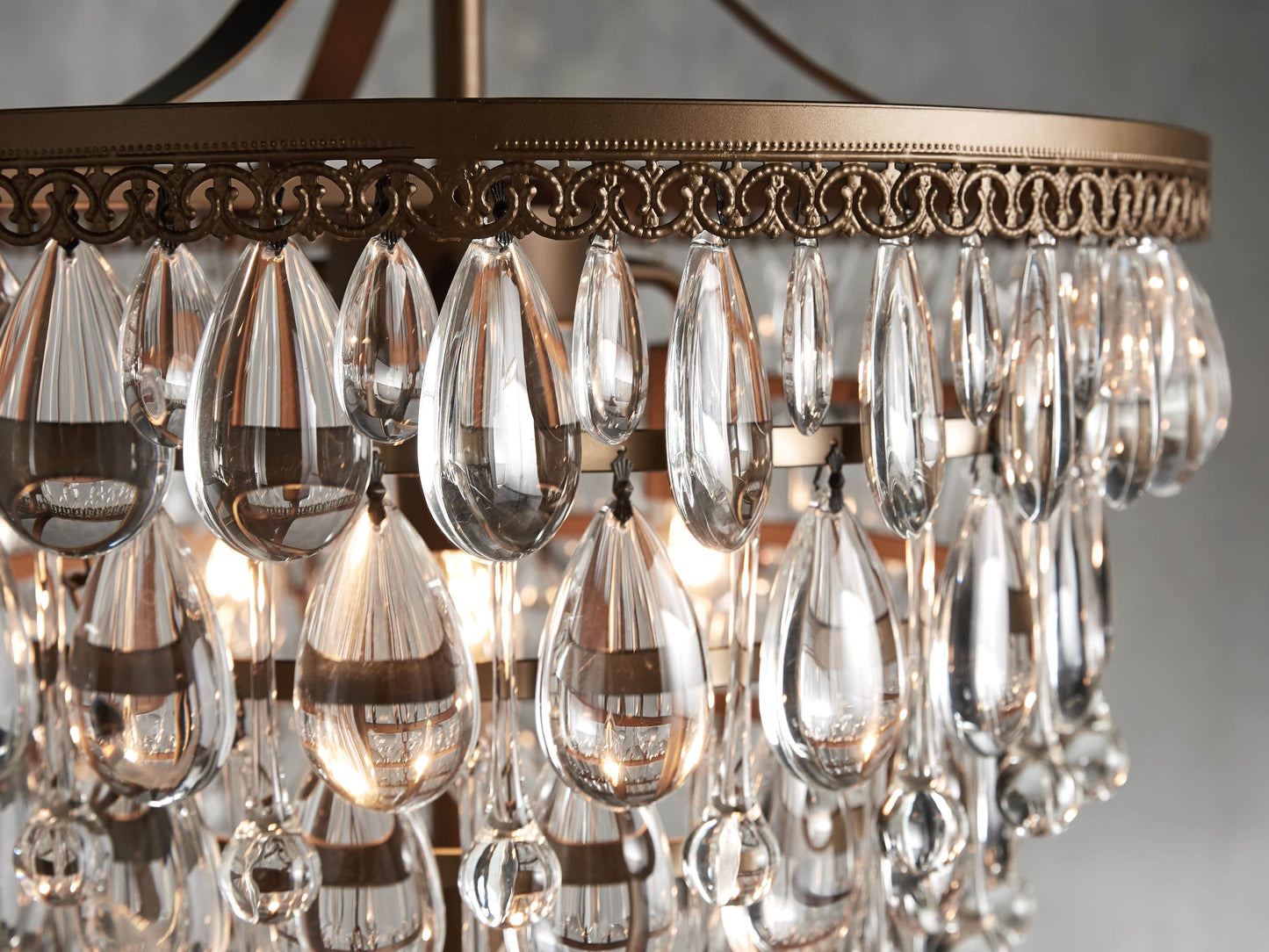 Anabella Crystal Floor Lamp 67''H