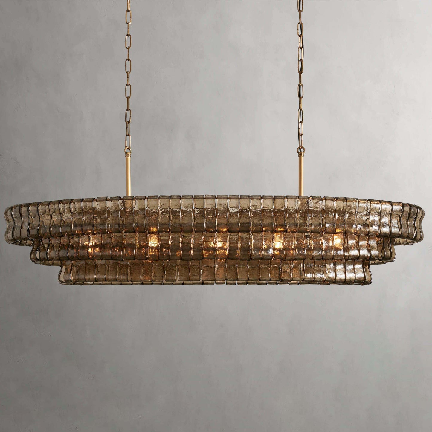 Ghiaccio Oval Chandelier