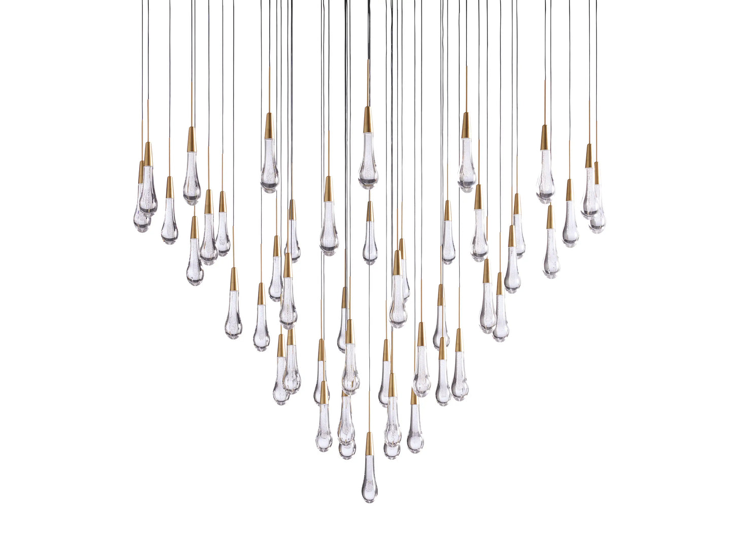 Solitaire Round Chandelier 38"D