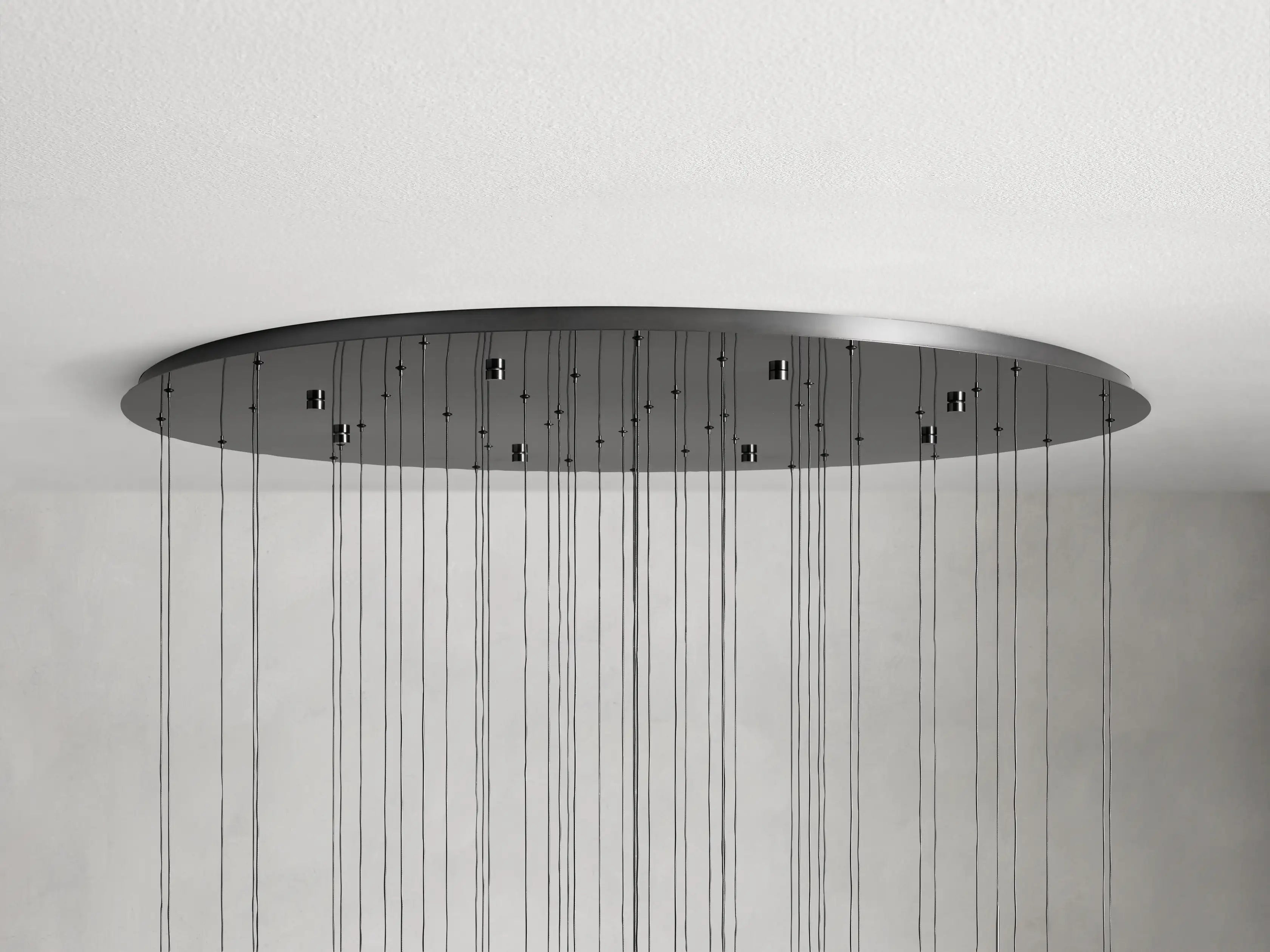 Solitaire Round Chandelier 38"D