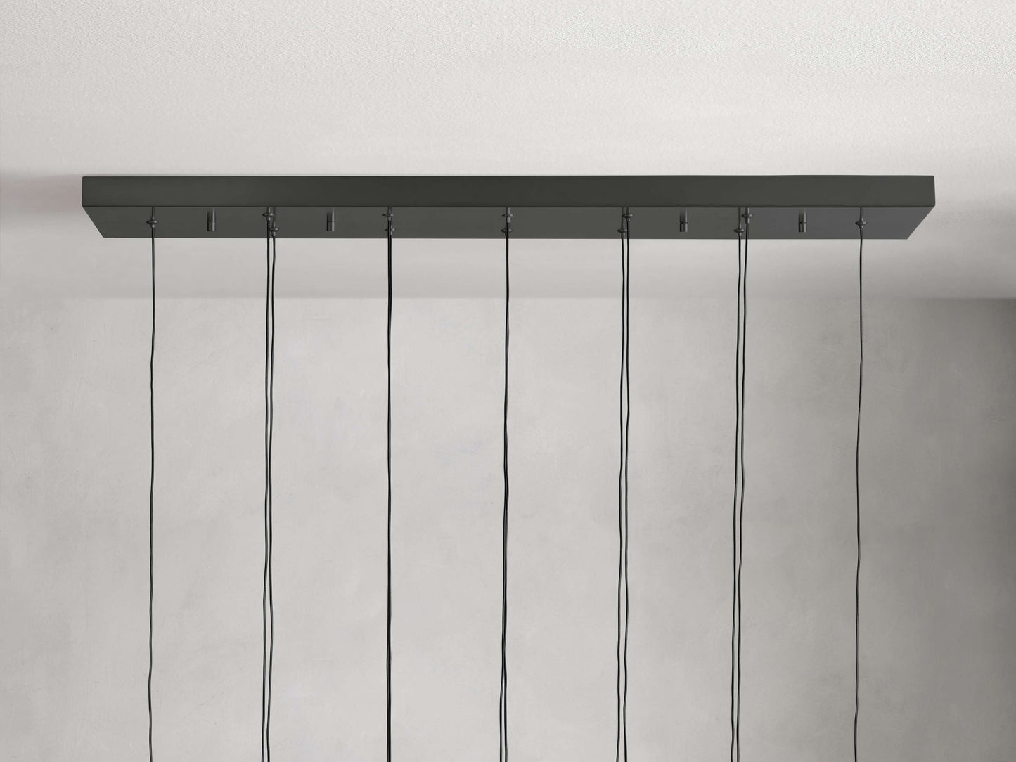 Solitaire Crystal Linear Chandelier 37" 50" 60'' 70" 87" 120''W