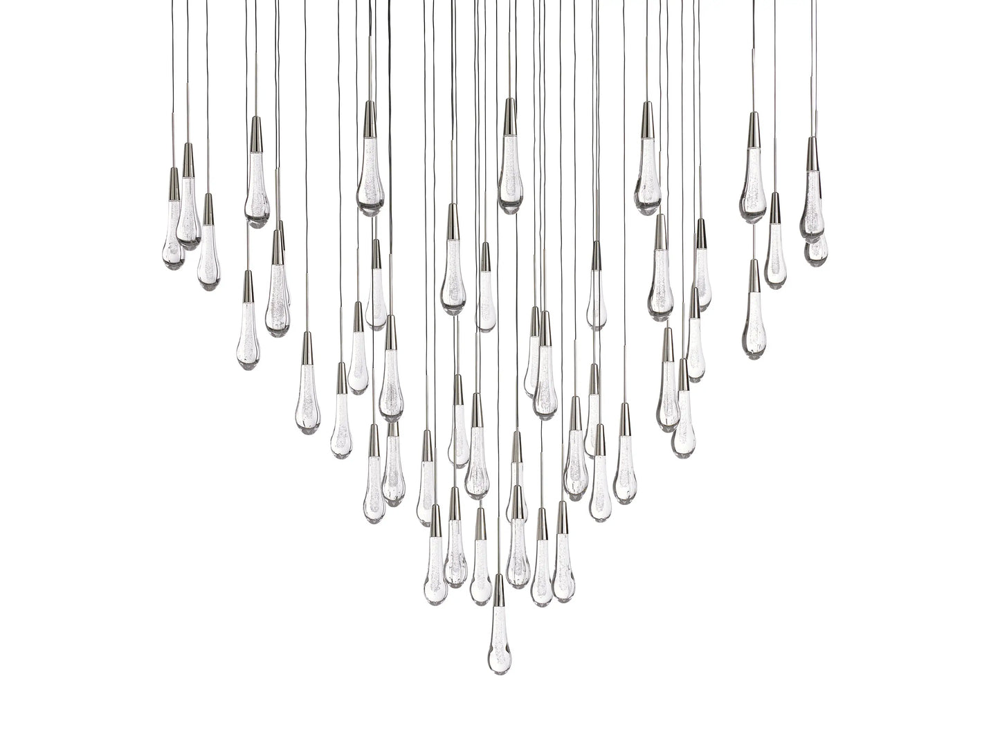 Solitaire Round Chandelier 38"D