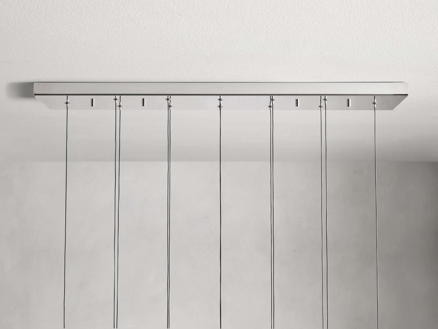 Solitaire Crystal Linear Chandelier 37" 50" 60'' 70" 87" 120''W