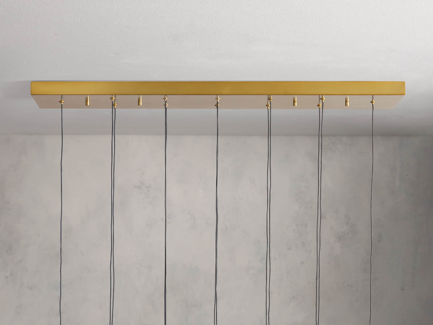 Solitaire Crystal Linear Chandelier 37" 50" 60'' 70" 87" 120''W