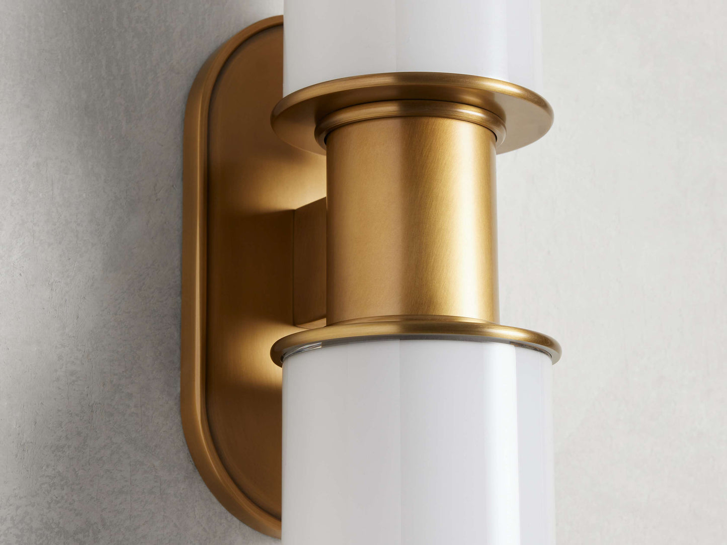 Harlin 2-Light Wall Sconce in Milk