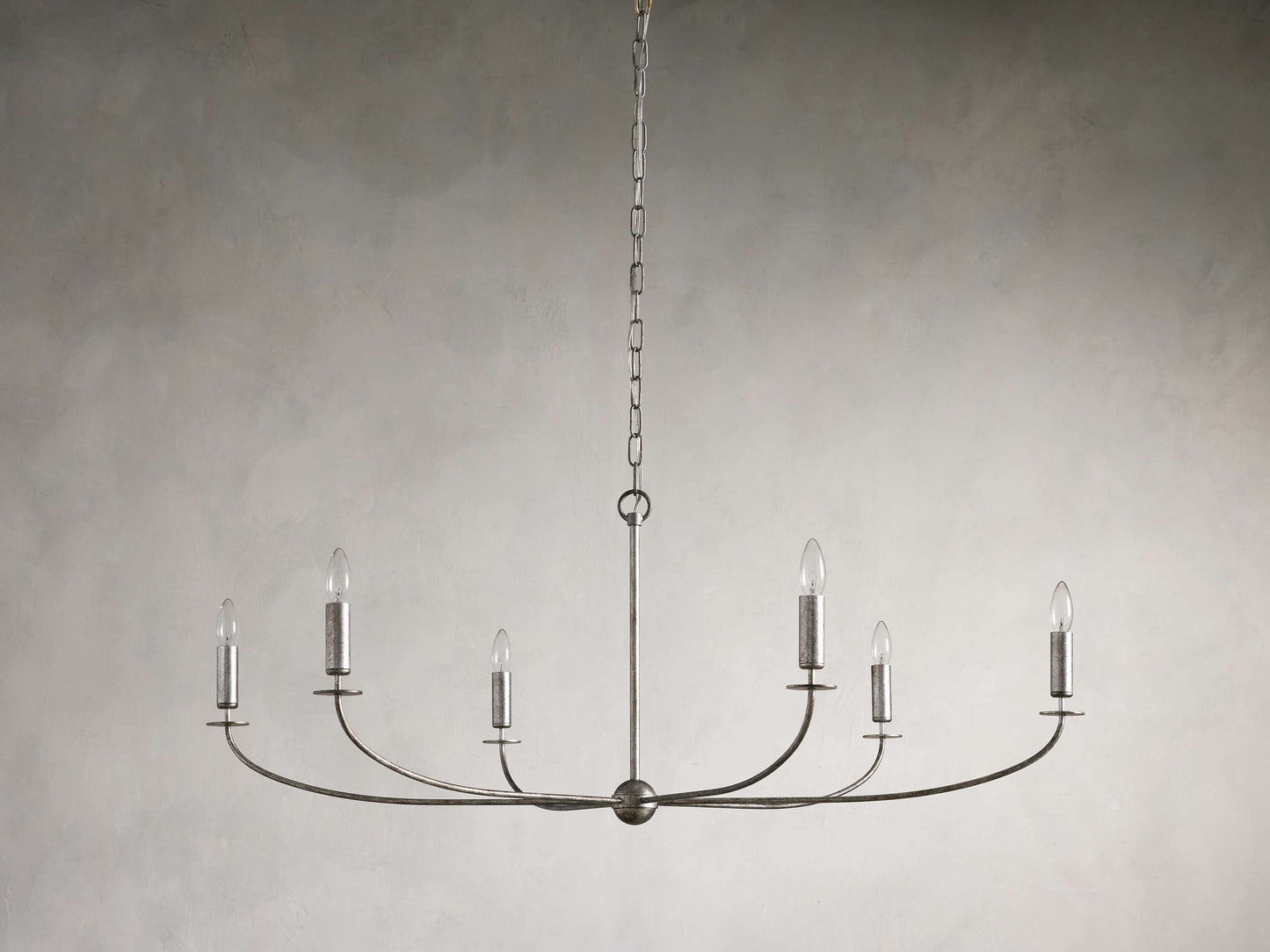 Arnett Round Chandelier in Silver