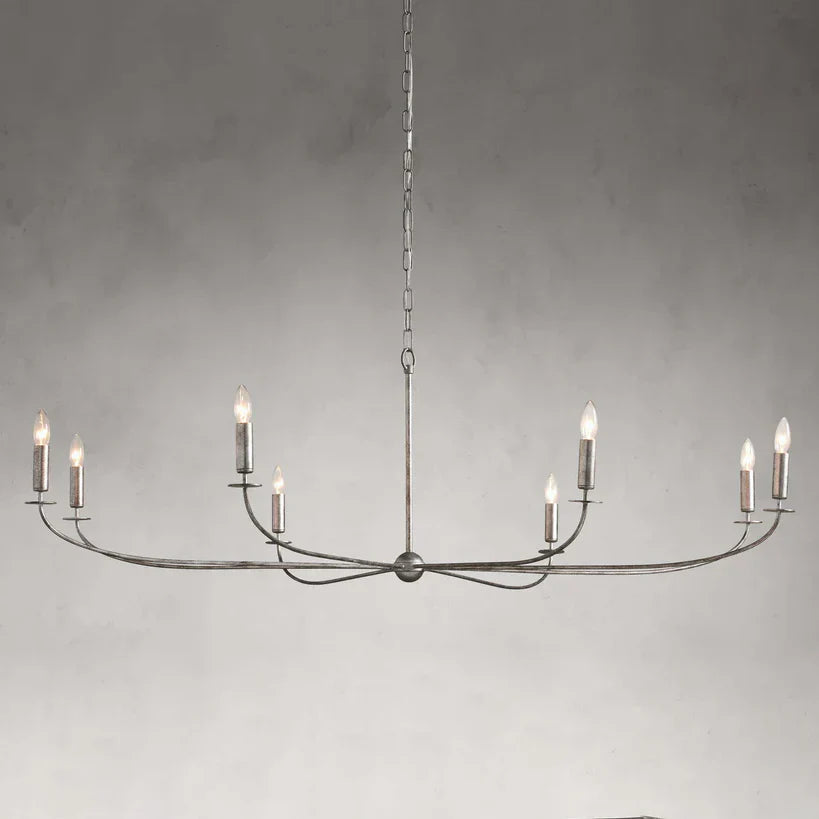 Arnett Round Chandelier in Silver
