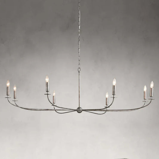 Arnett Round Chandelier in Silver