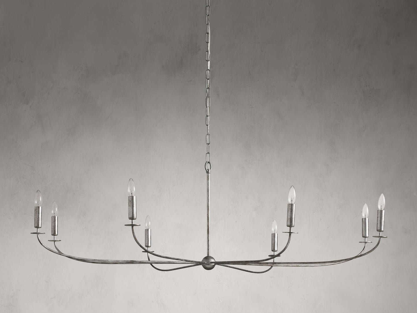 Arnett Round Chandelier in Silver