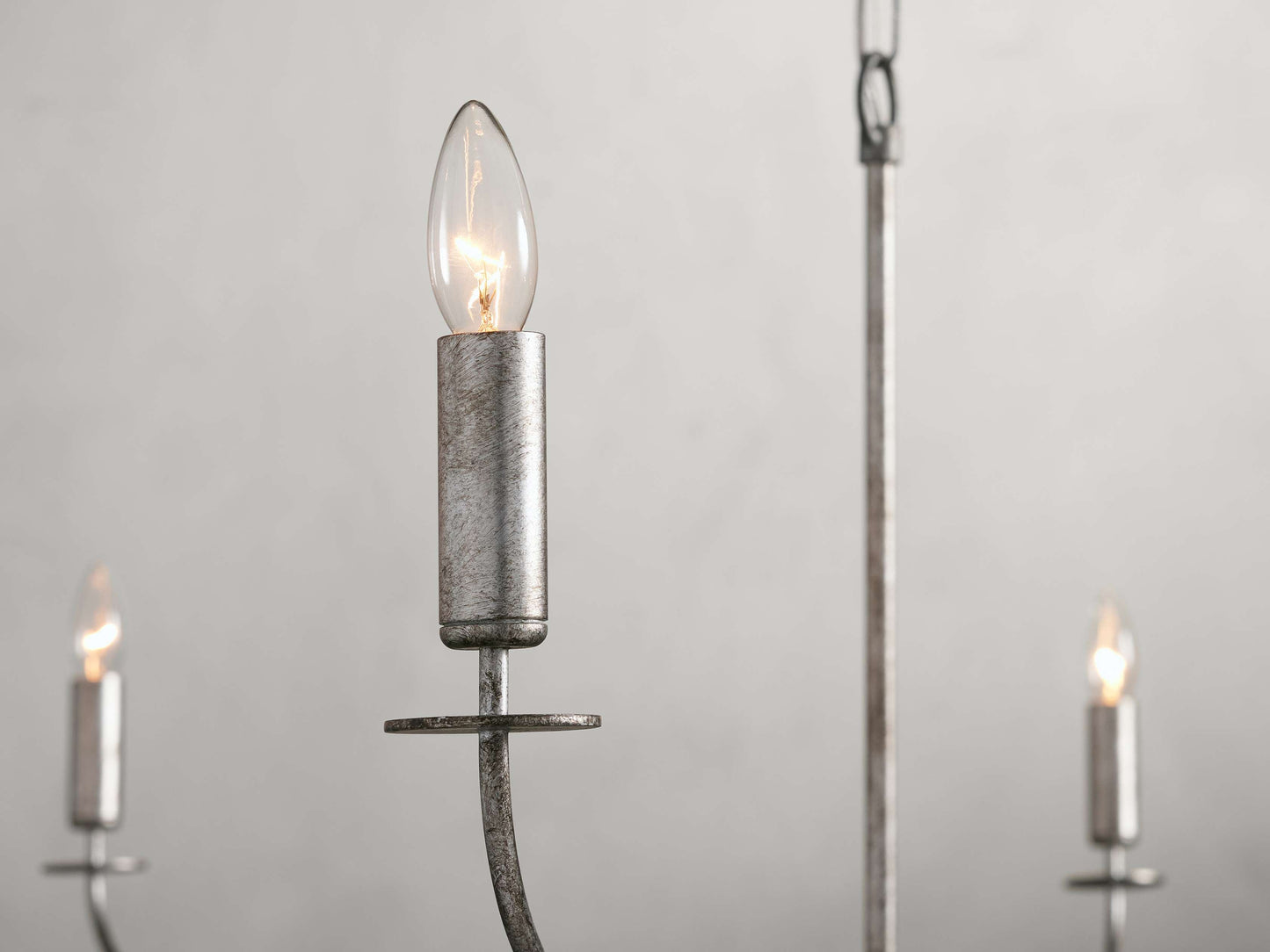 Arnett Round Chandelier in Silver