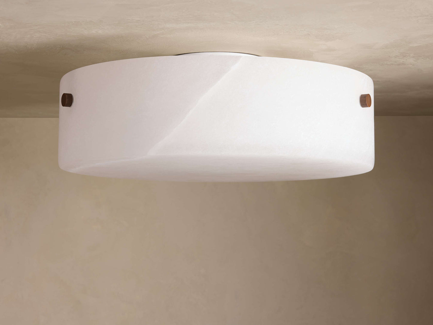 Chayla Alabaster Stone Flushmount