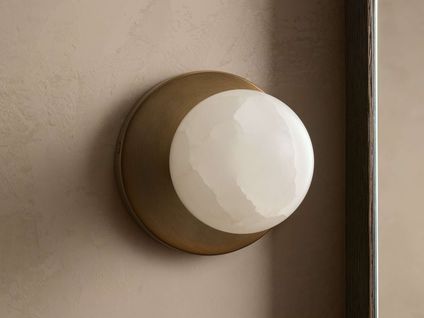 Girouette Alabaster Wall Sconce