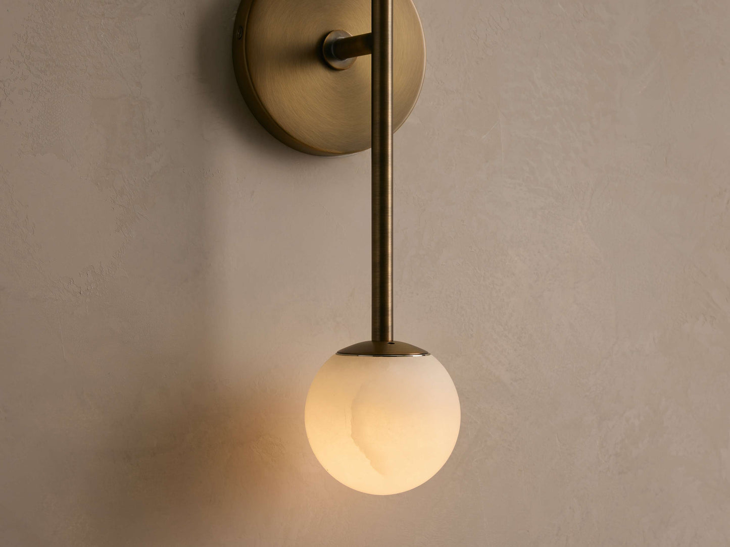 Girouette Alabaster Double Sconce