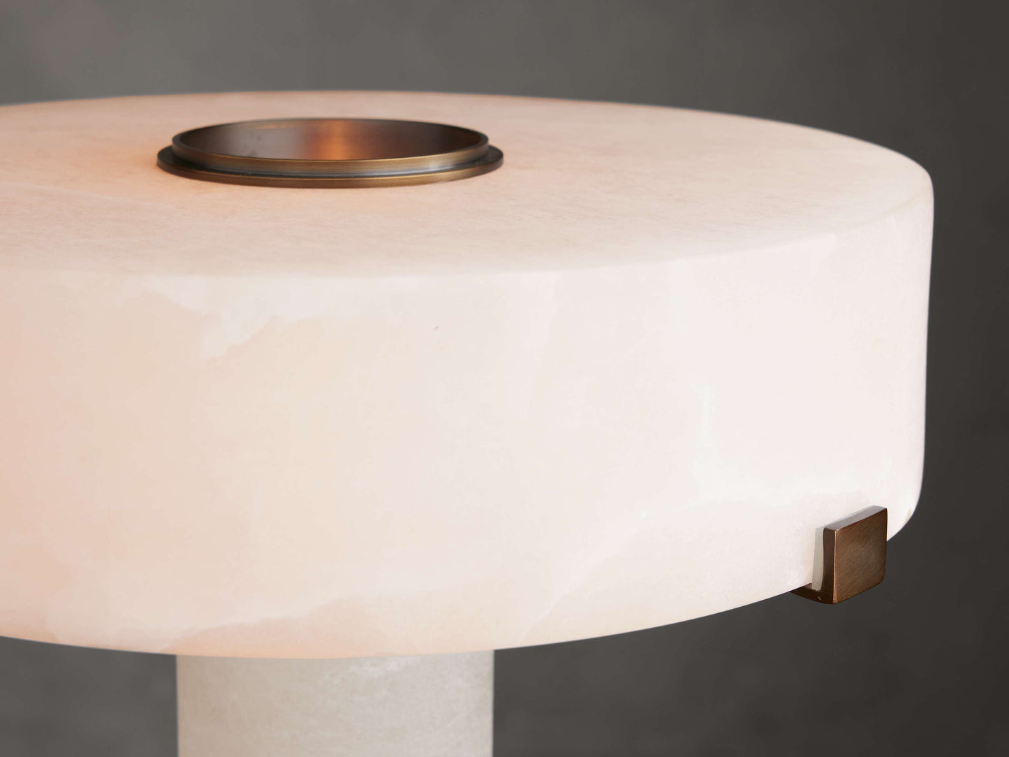 Chayla Alabaster Stone Table Lamp 13'' 19''