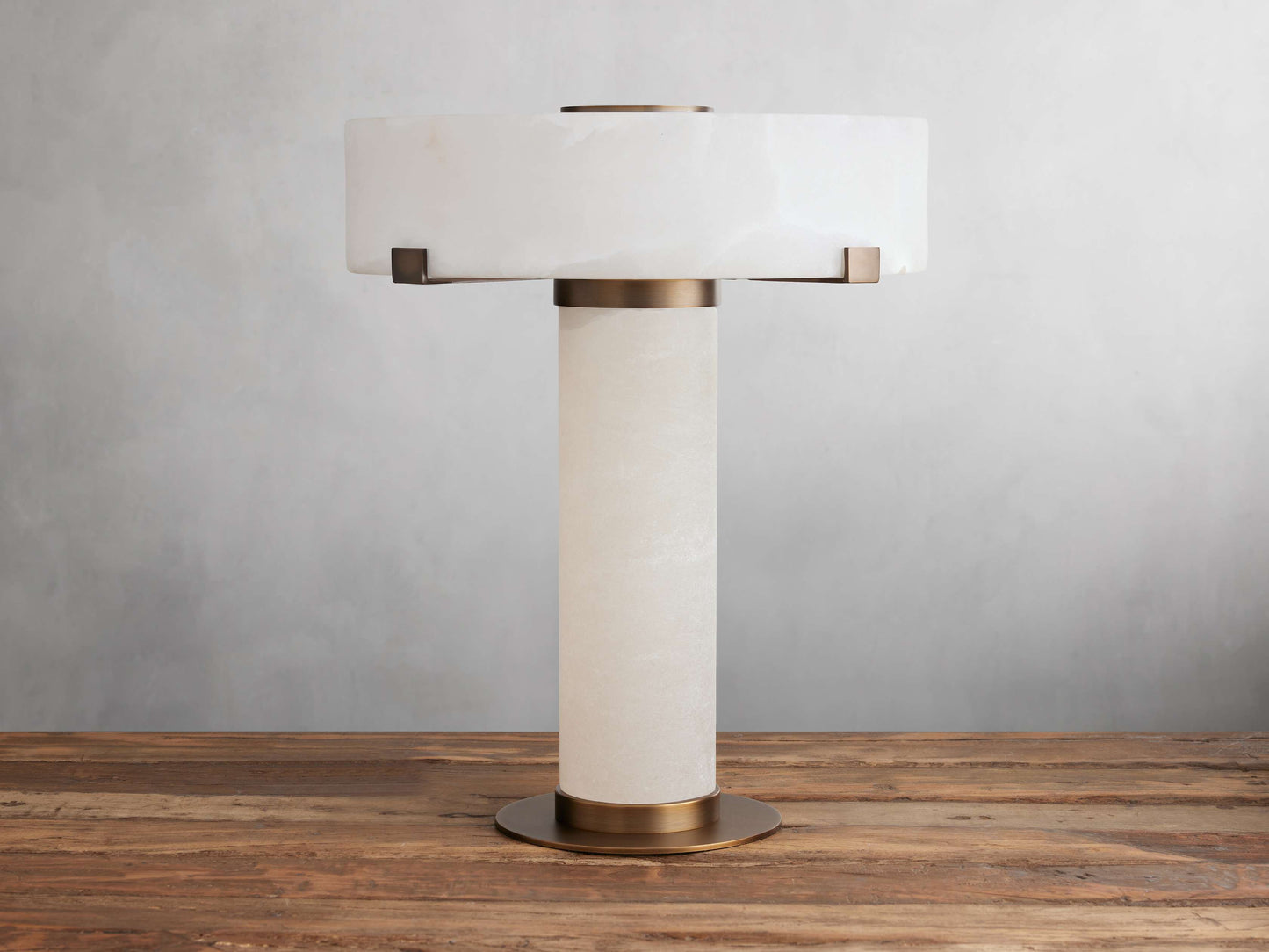 Chayla Alabaster Stone Table Lamp 13'' 19''