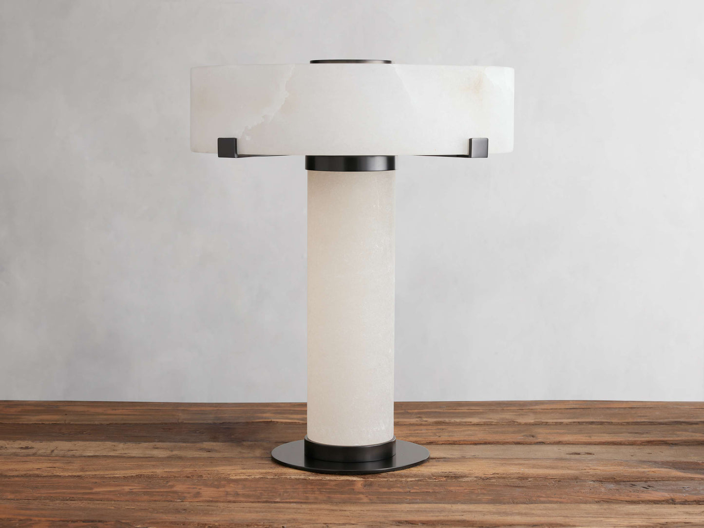 Chayla Alabaster Stone Table Lamp 13'' 19''