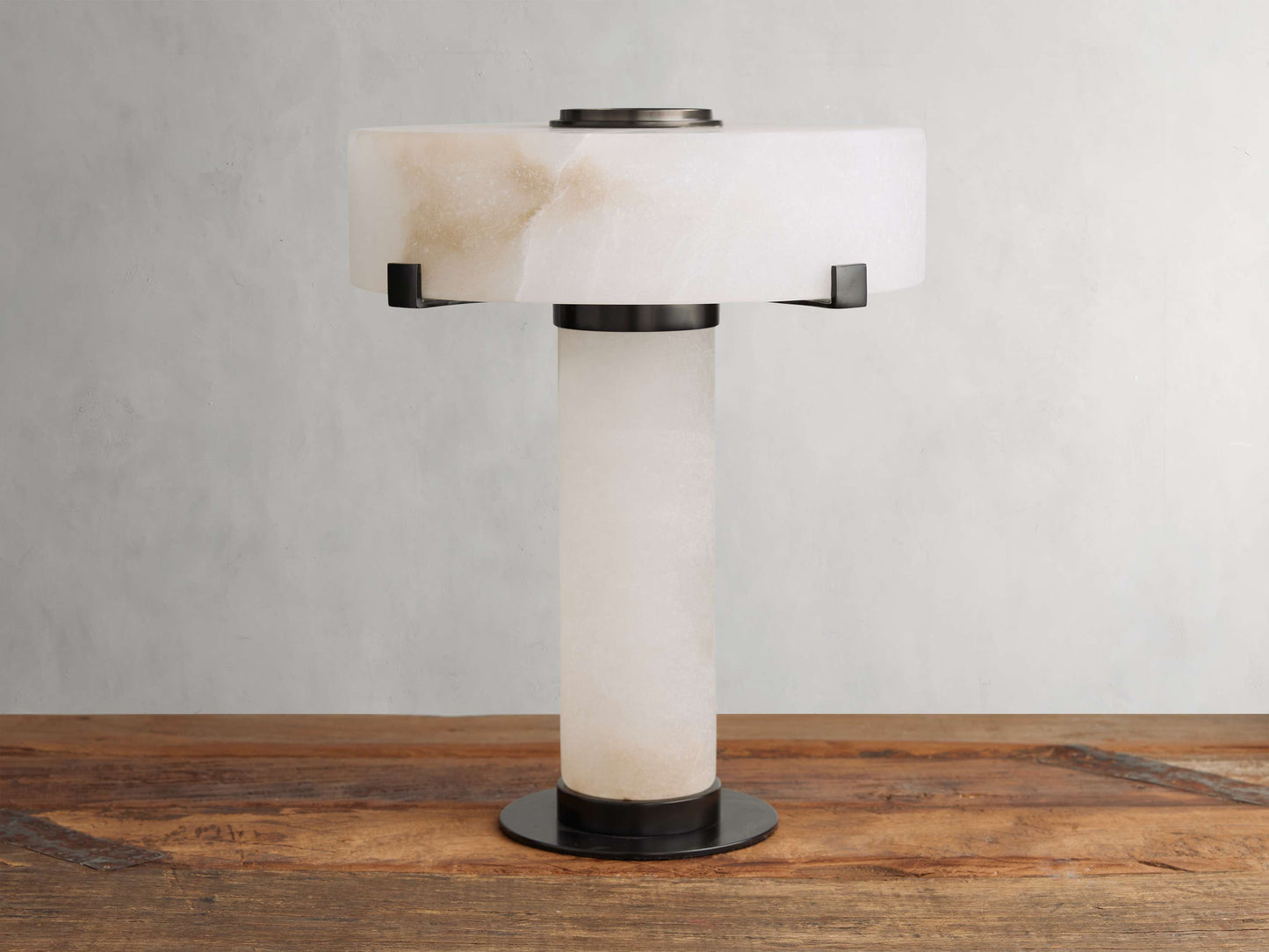 Chayla Alabaster Stone Table Lamp 13'' 19''