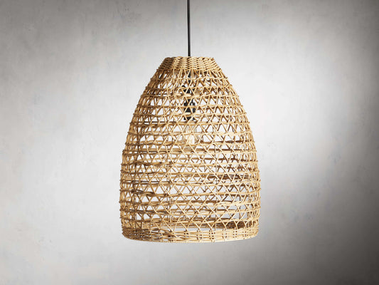 Braemar Wicker Outdoor Natural Pendant