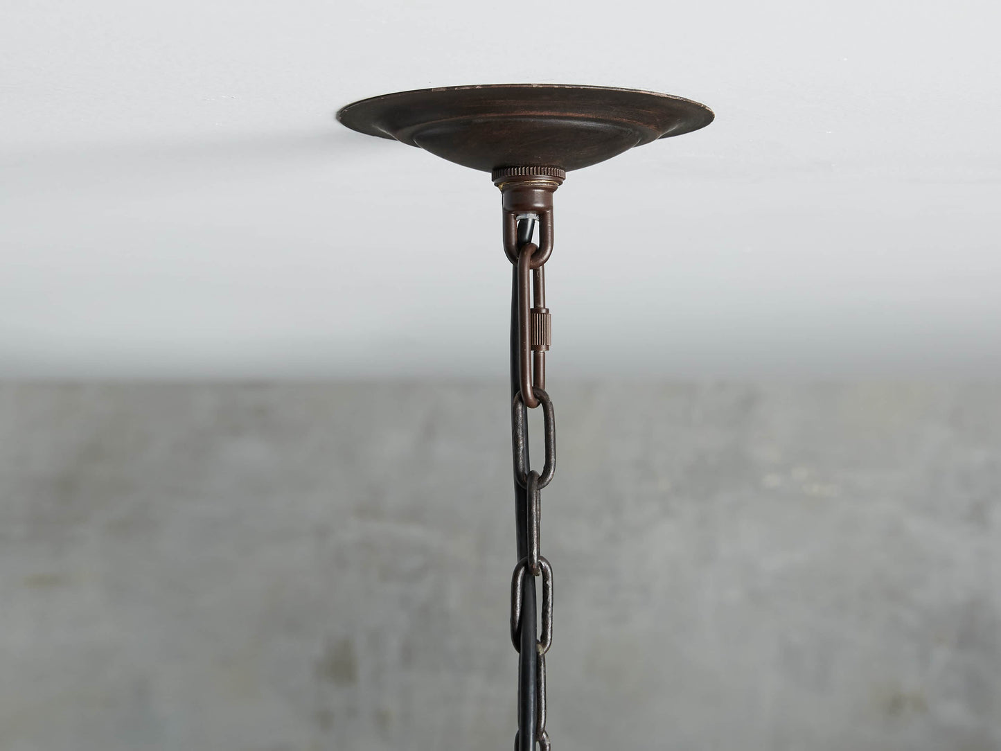 Wooden Geode Chandelier in Natural