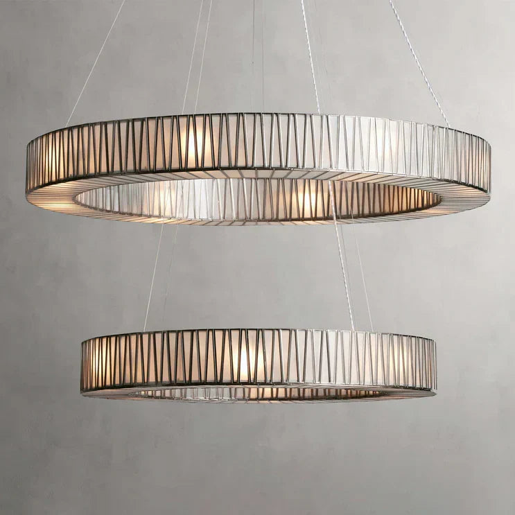 Jeunet 2-Tier Round Chandelier