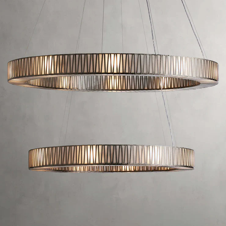 Jeunet 2-Tier Round Chandelier