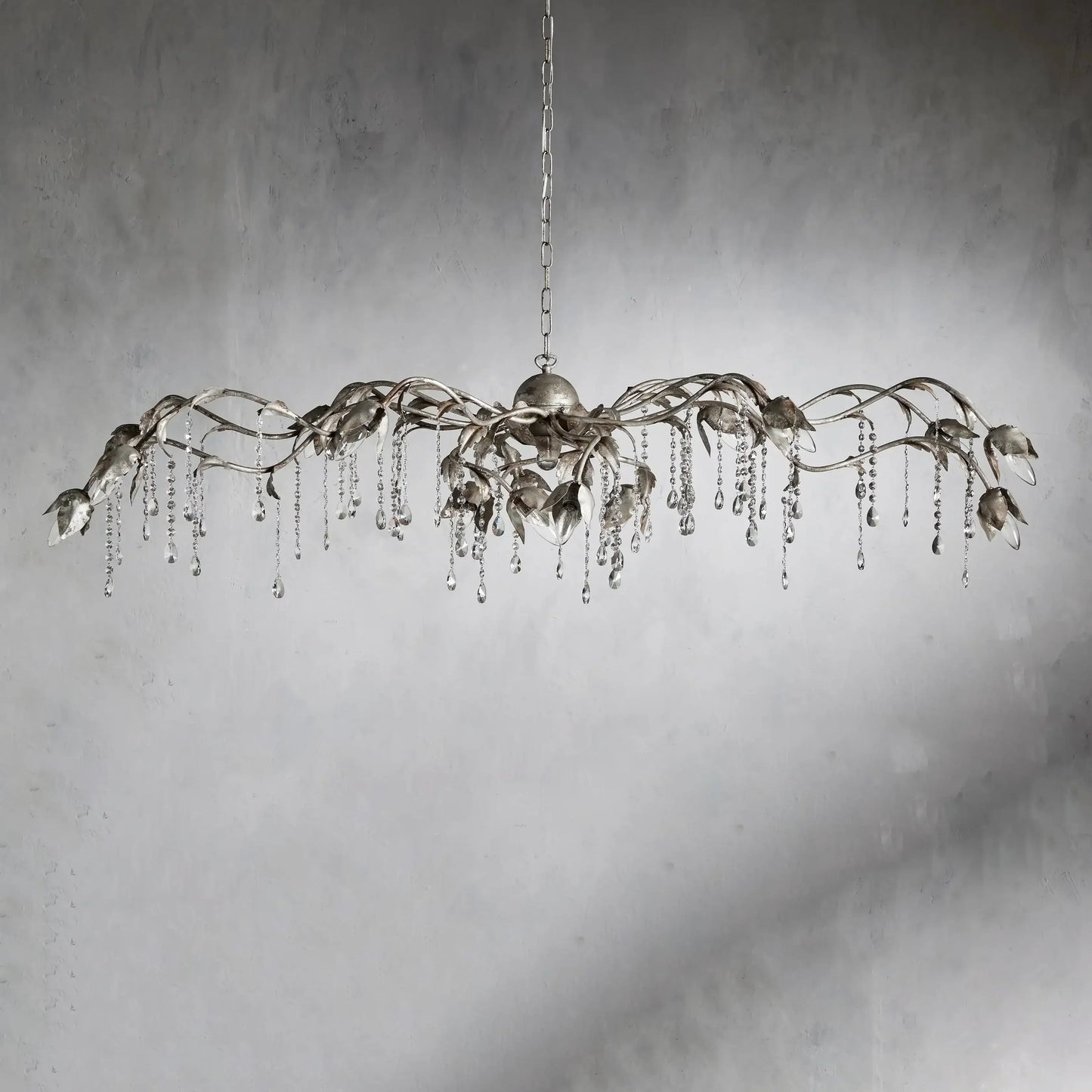 Viticcio Rectangular Chandelier in Silver