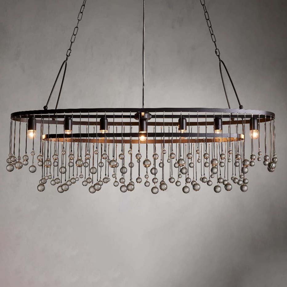 Aubrey 7 Light Oval Chandelier
