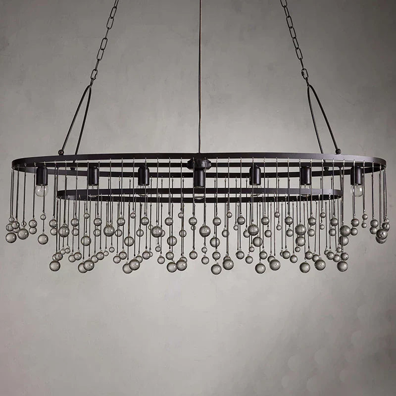 Aubrey 7 Light Oval Chandelier
