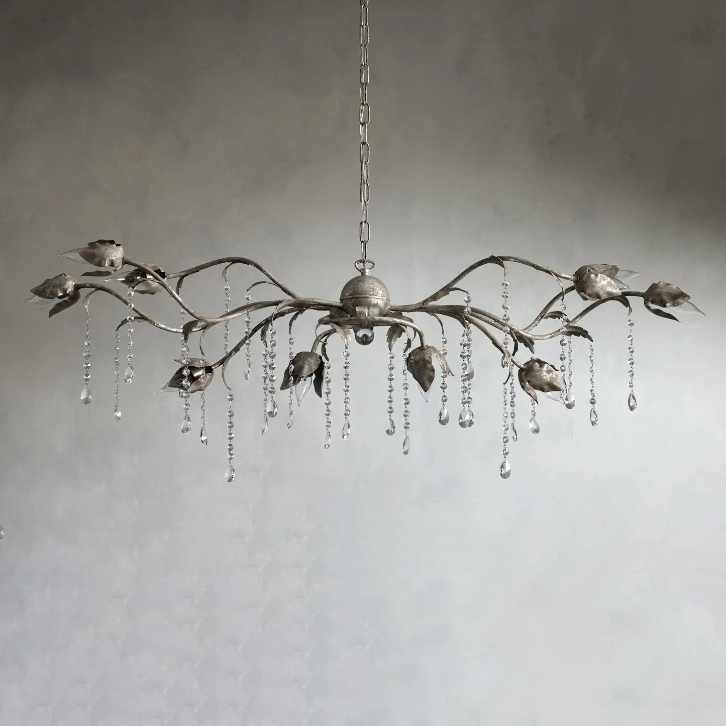 Viticcio Rectangular Chandelier in Silver