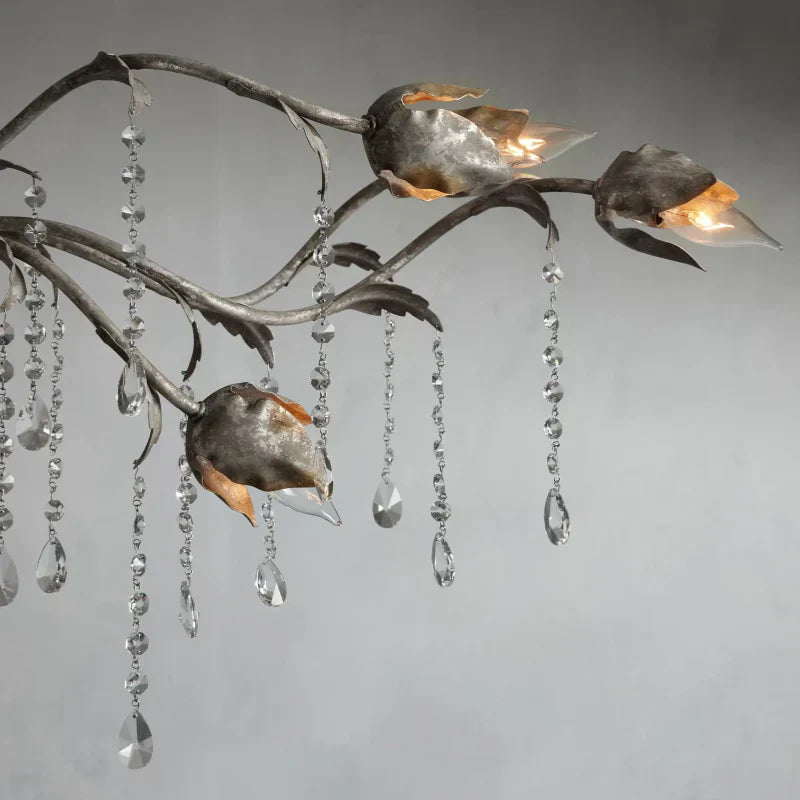 Viticcio Rectangular Chandelier in Silver