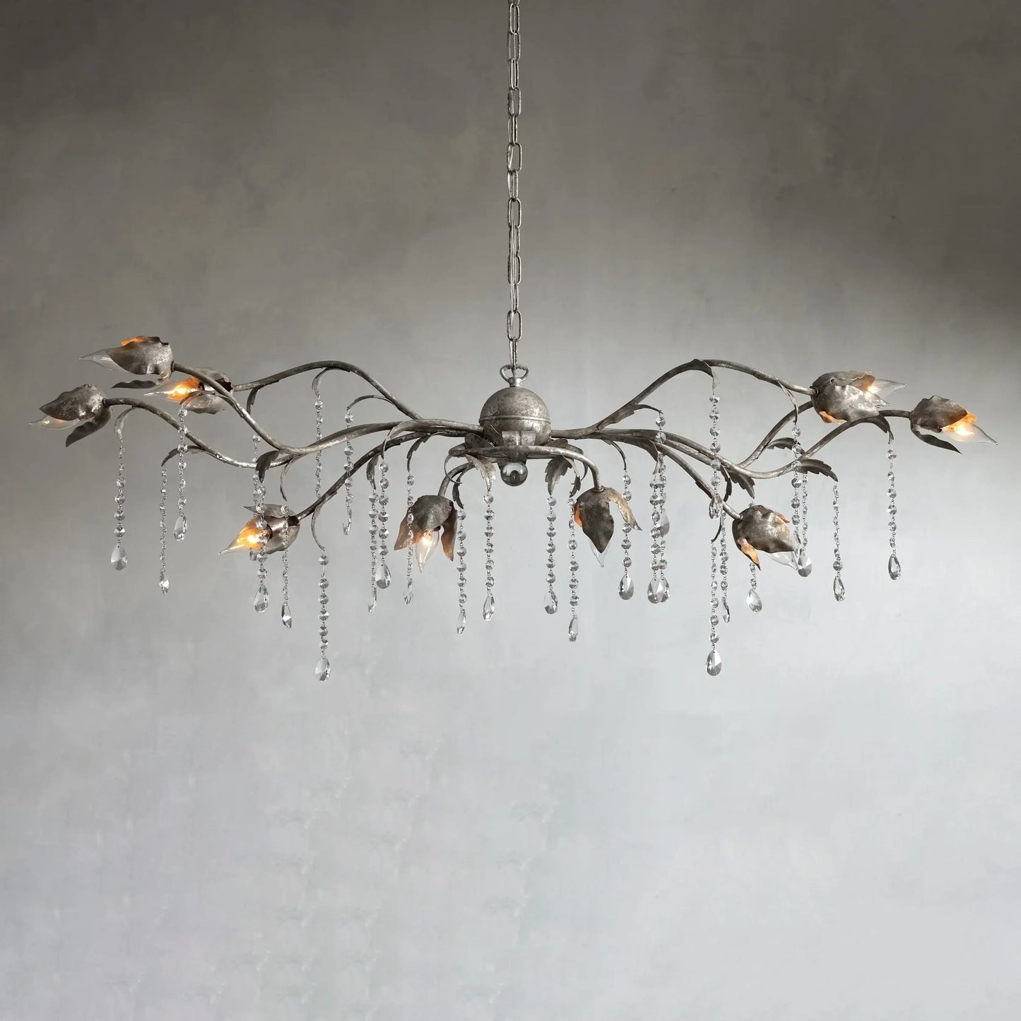 Viticcio Rectangular Chandelier in Silver