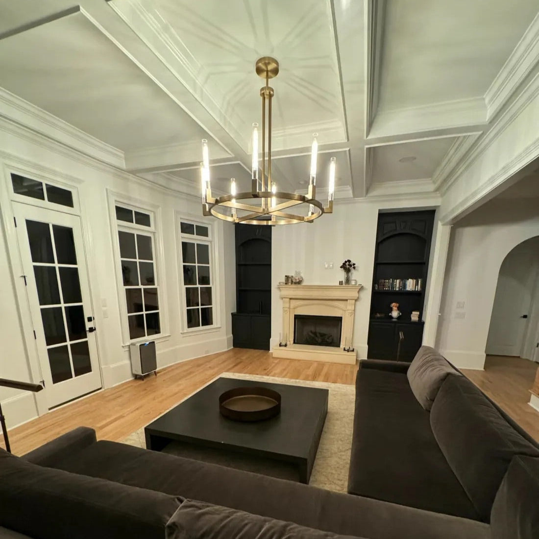 Cannel Round Chandelier 36"