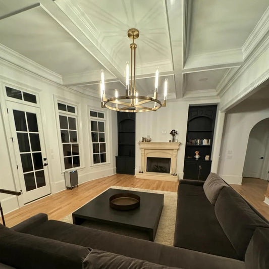 Cannel Round Chandelier 36"