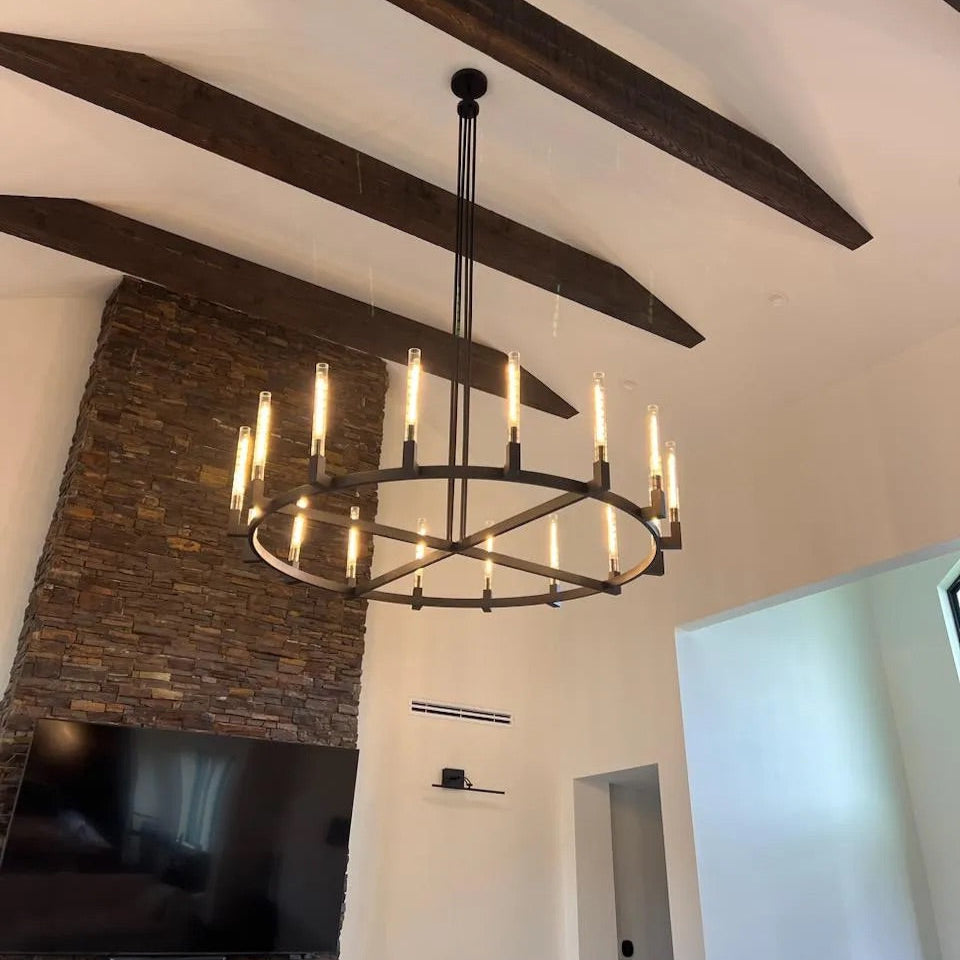 Cannel Round Chandelier 60"