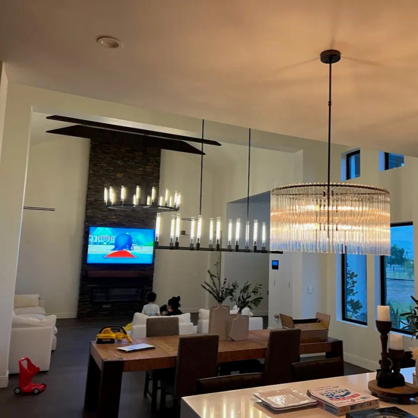 Cannel Round Chandelier 60"