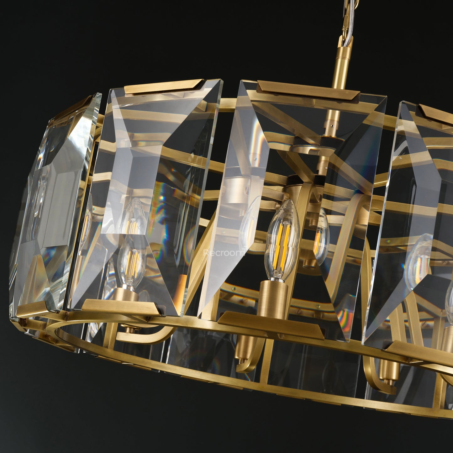 Harllow Multicurve Crystal Round Chandelier 19“ 31” 43“ 60”